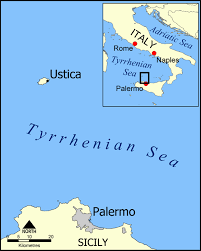 Strage di Ustica - cartina Italia