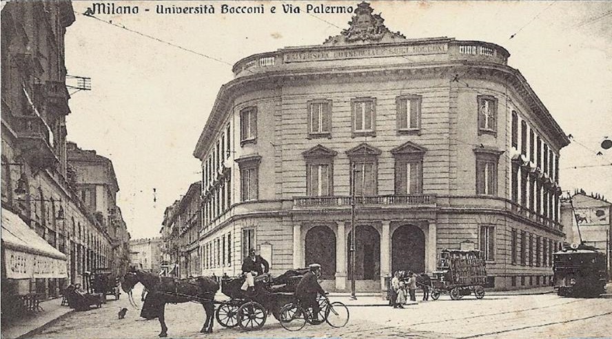 Prima sede dell'Università Bocconi di Milano, a Via Palermo