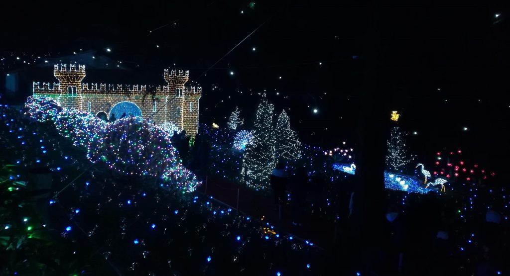 Castle fairy lights
