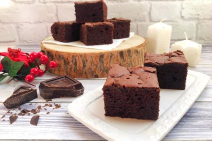 Dark chocolate and brown sugar cake