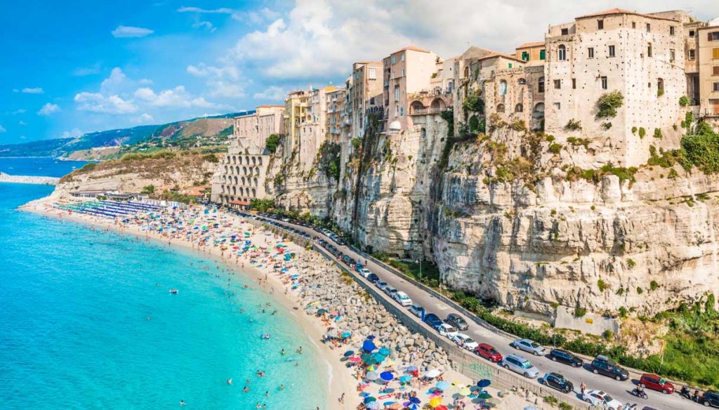 Most beautiful beaches in Italy - Tropea's cliff
