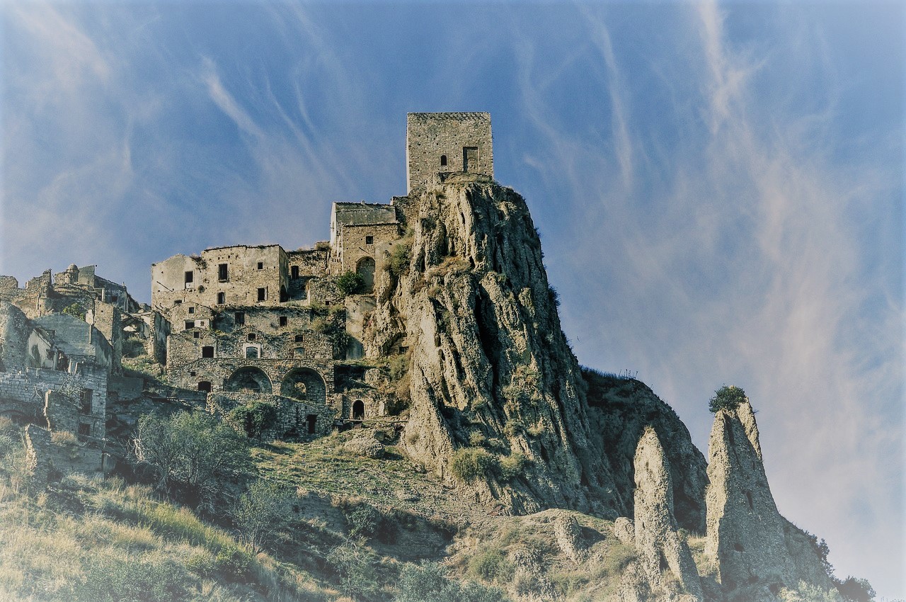 Craco - image of the town