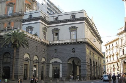 The wonderful Teatro San Carlo in Naples