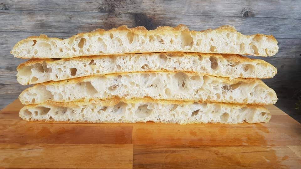 Focaccia Taratatitti bianca