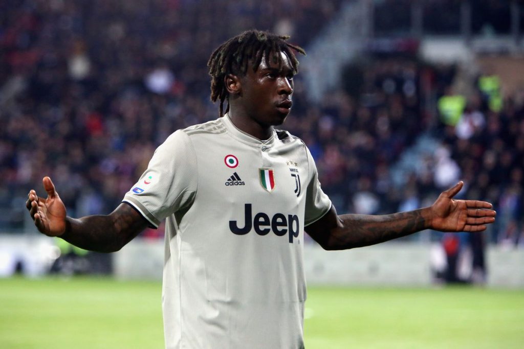 Moise Kean, attaccante della Juventus