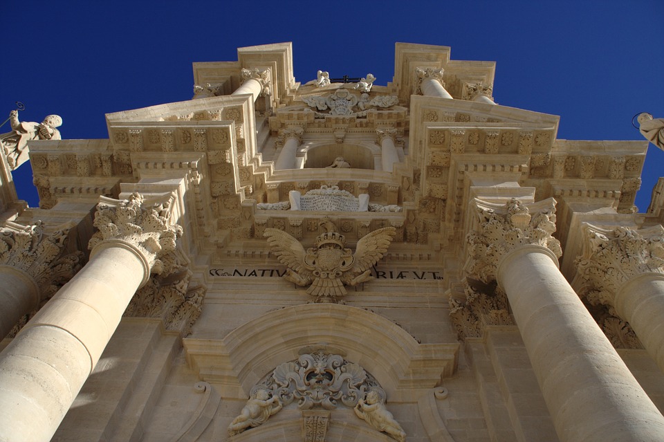 Syracuse - detail of the Syracusan baroque