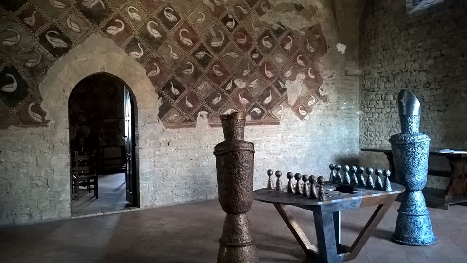Anagni: a hall of the papal palace