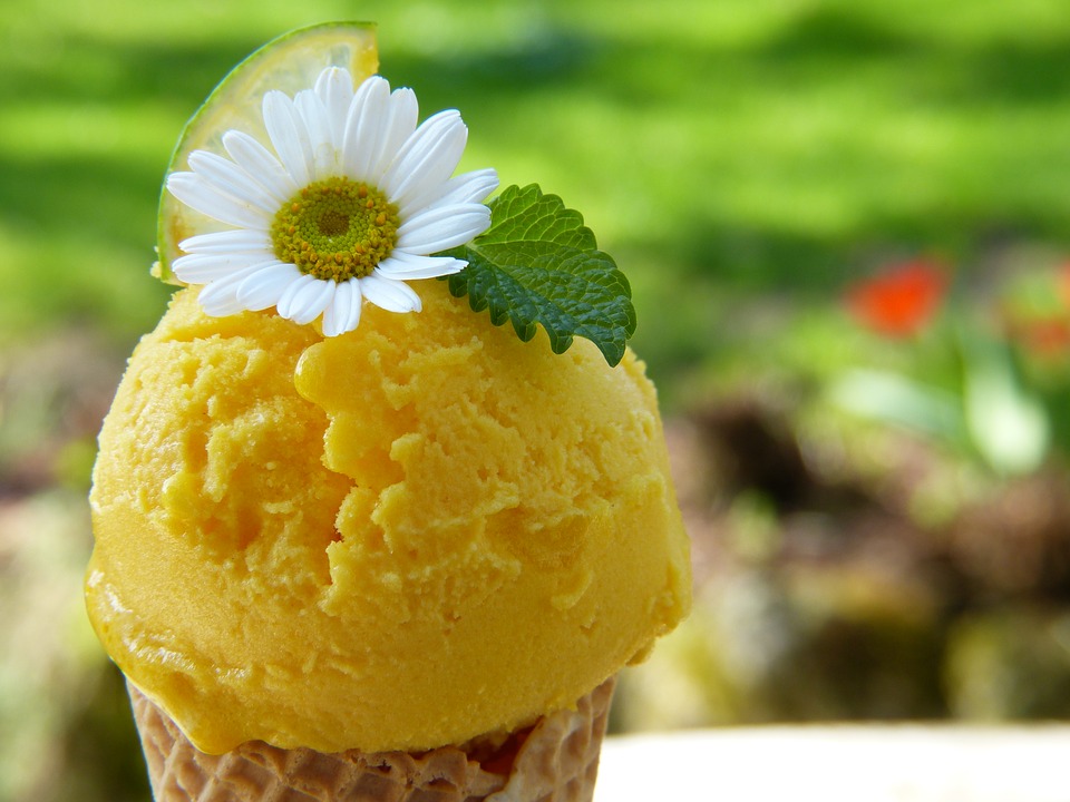 lemon ice-cream