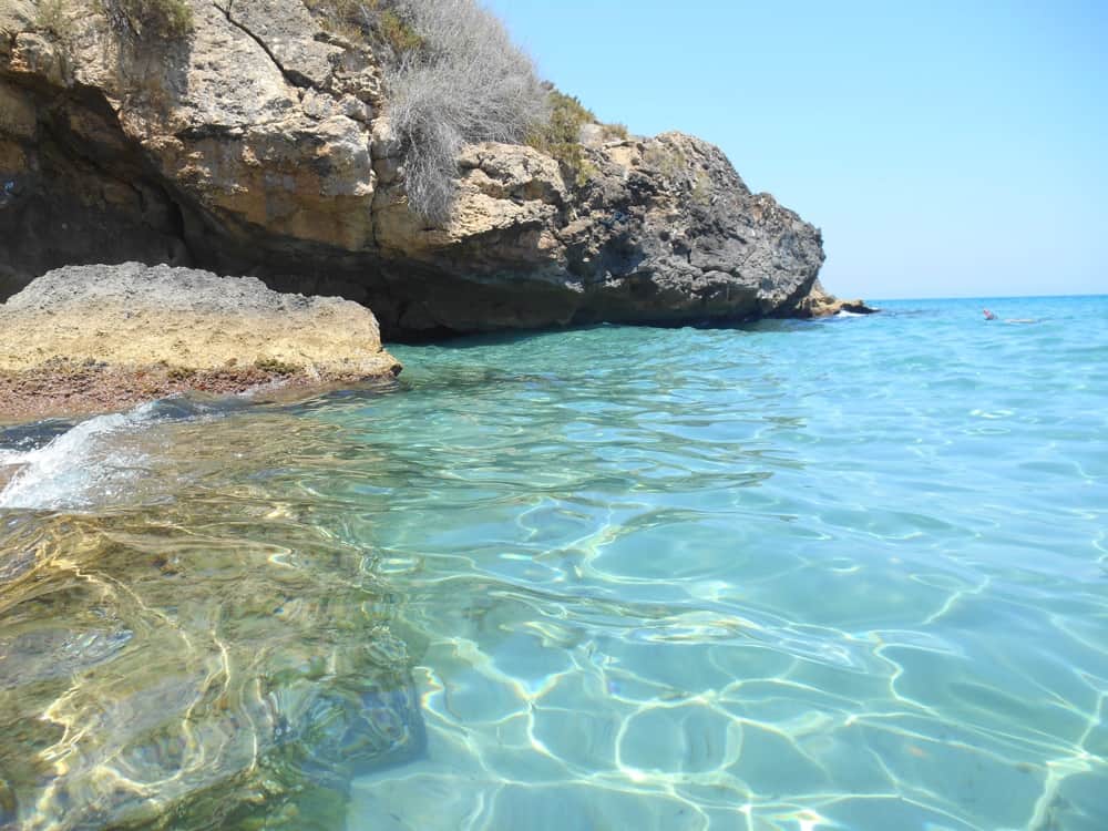 Il mare trasparente e cristallino di Calamosche