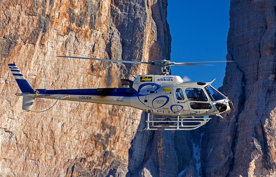 elicottero  - soccorso sulle alpi