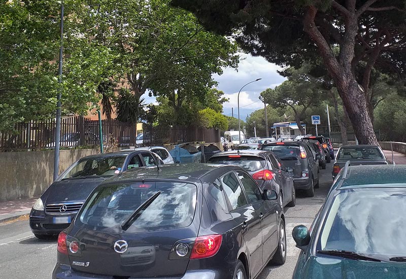 Traffico di macchine