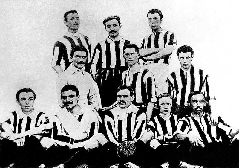 Photo du champion d'Italie de la Juventus en 1905