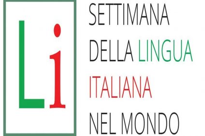 the logo week of Italian language