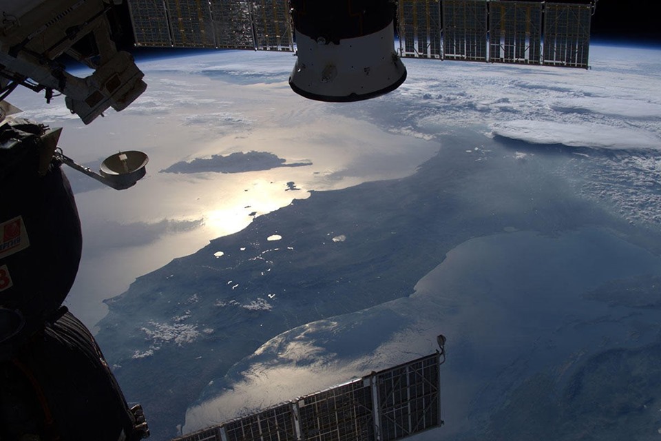 l'Italia vista dallo spazio