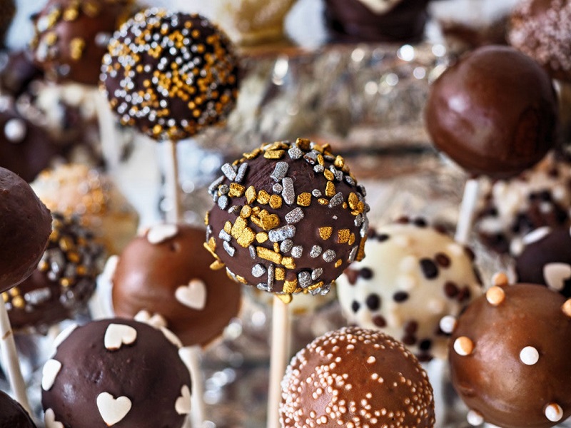 The desserts made for the Eurochocolate of Perugia