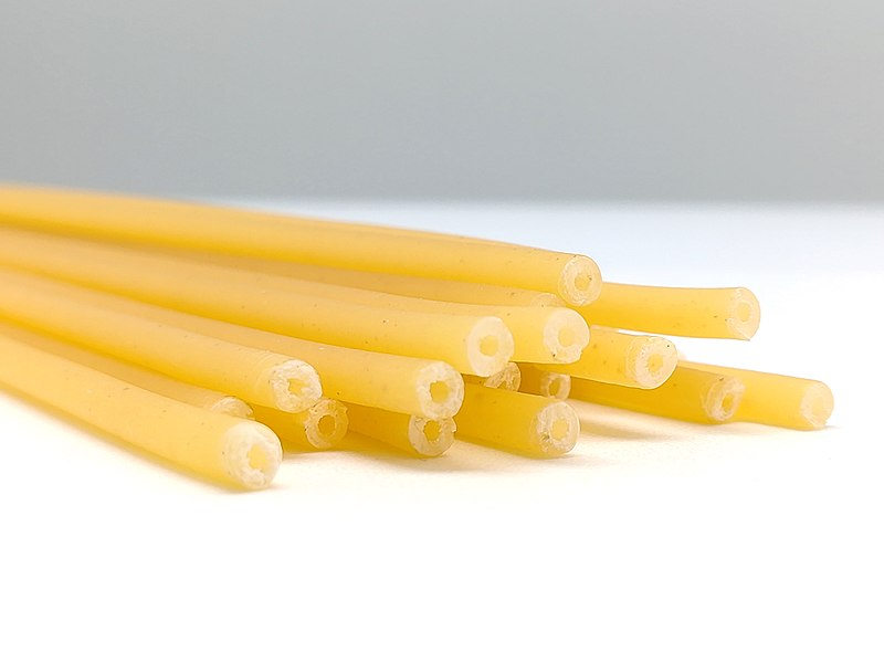 pasta straws - raw bucatini