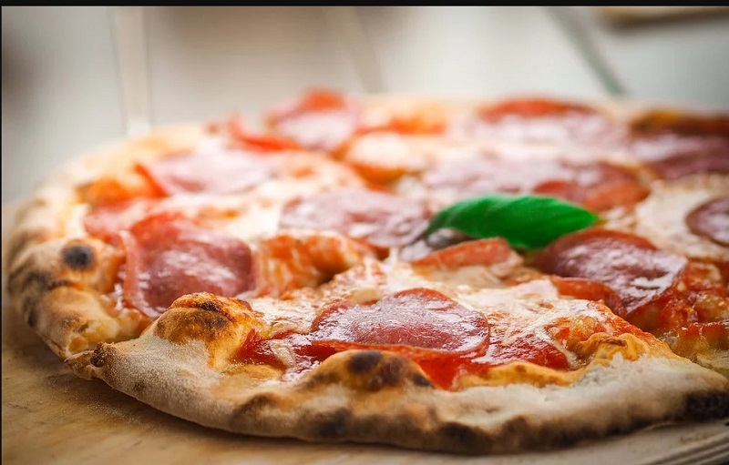 La pizza tipica della cucina italiana