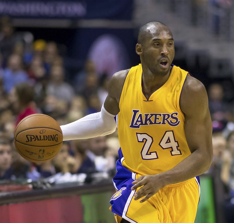 joueur de basket-ball des Lakers de Kobe Bryant