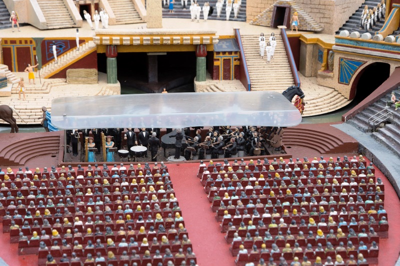 Italia in Miniatura - un particolare della platea dell'Arena di Verona