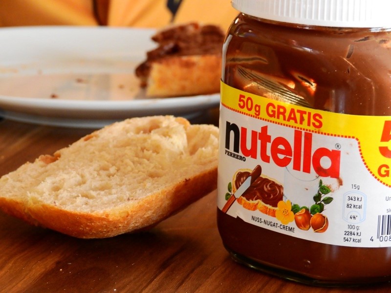 Brot und Nutella