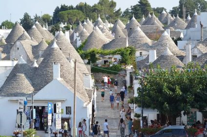 Trulli of Alberobello - a view from above