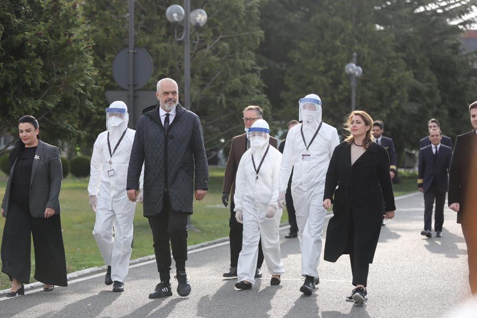 Albanian doctors, Albanian doctors with premier rama