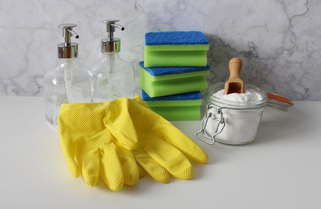 Sanitize the house - tools to use for cleaning