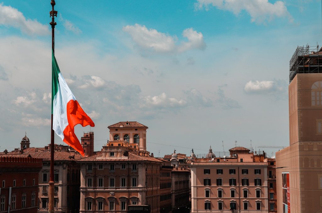 bandiera dell' italia