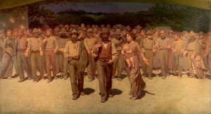 primo maggio - lavoratori in strada