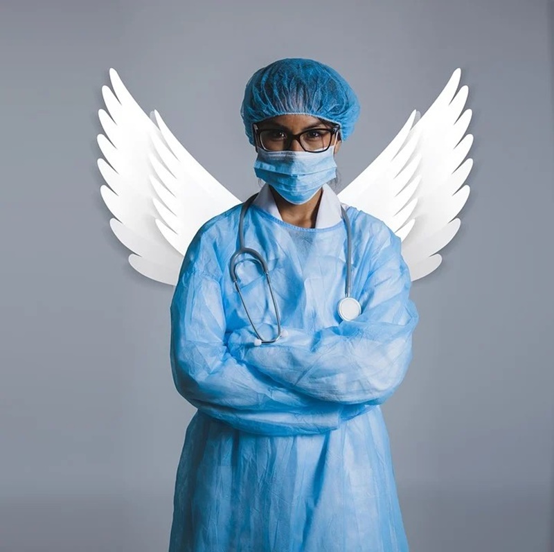 Giornata internazionale dell’infermiere - idealizzazione dell'infermiera come angelo - International Nurse Day - idealization of the nurse as an angel