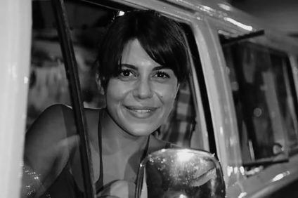 black and white photo of Benedetta