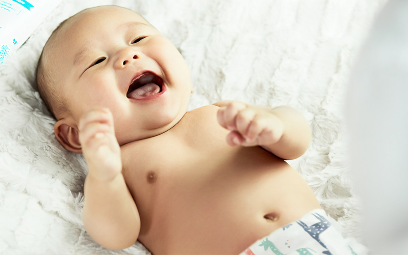 Cicciobello - a smiling baby - a baby smiling