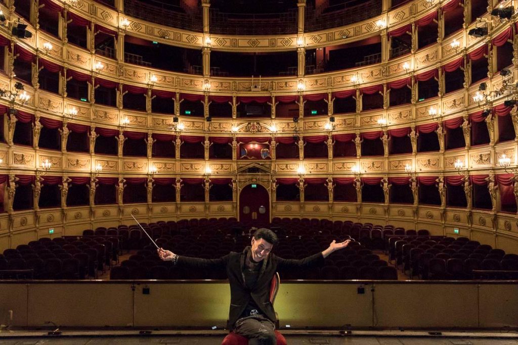 ezio bosso en el teatro