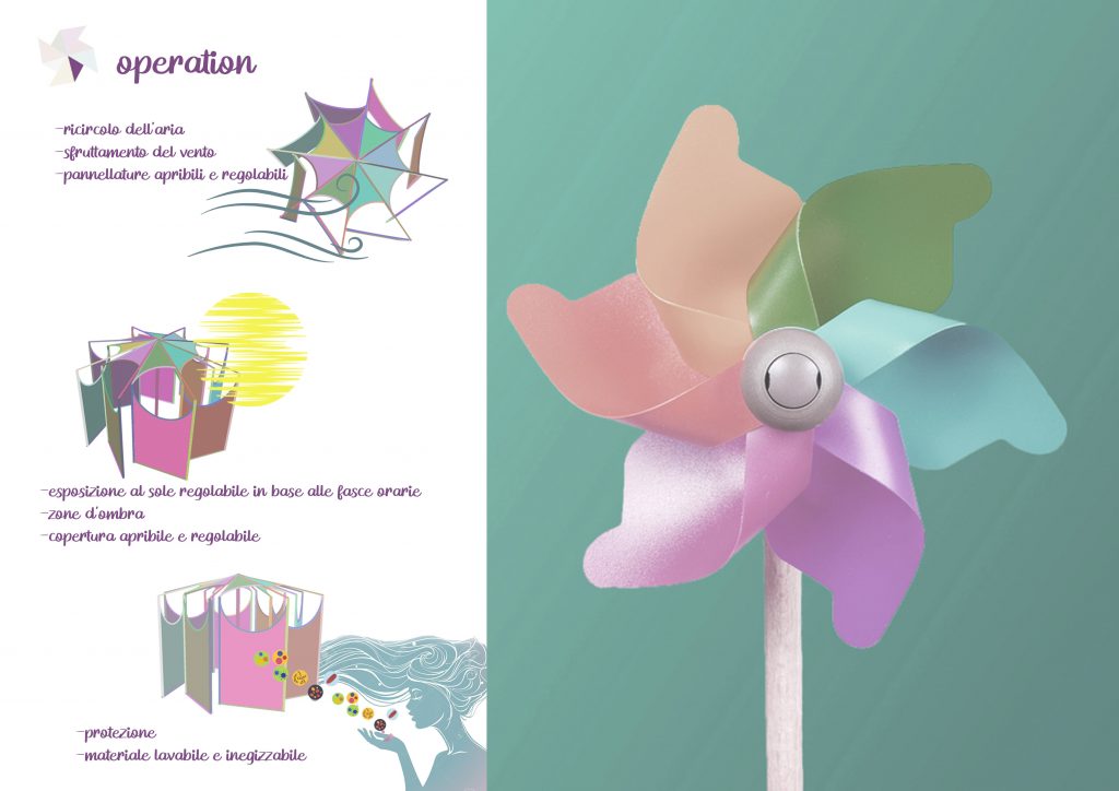 pinwheel designed by Cristina Fera