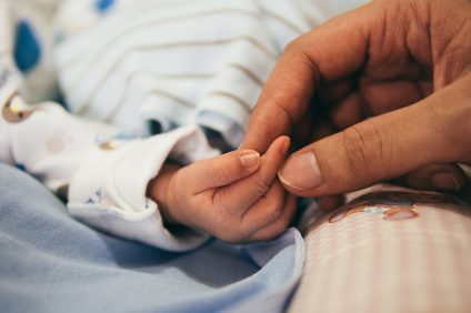 Italian vaccine - baby's hand