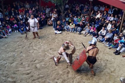 Gladiator shows at Roma World