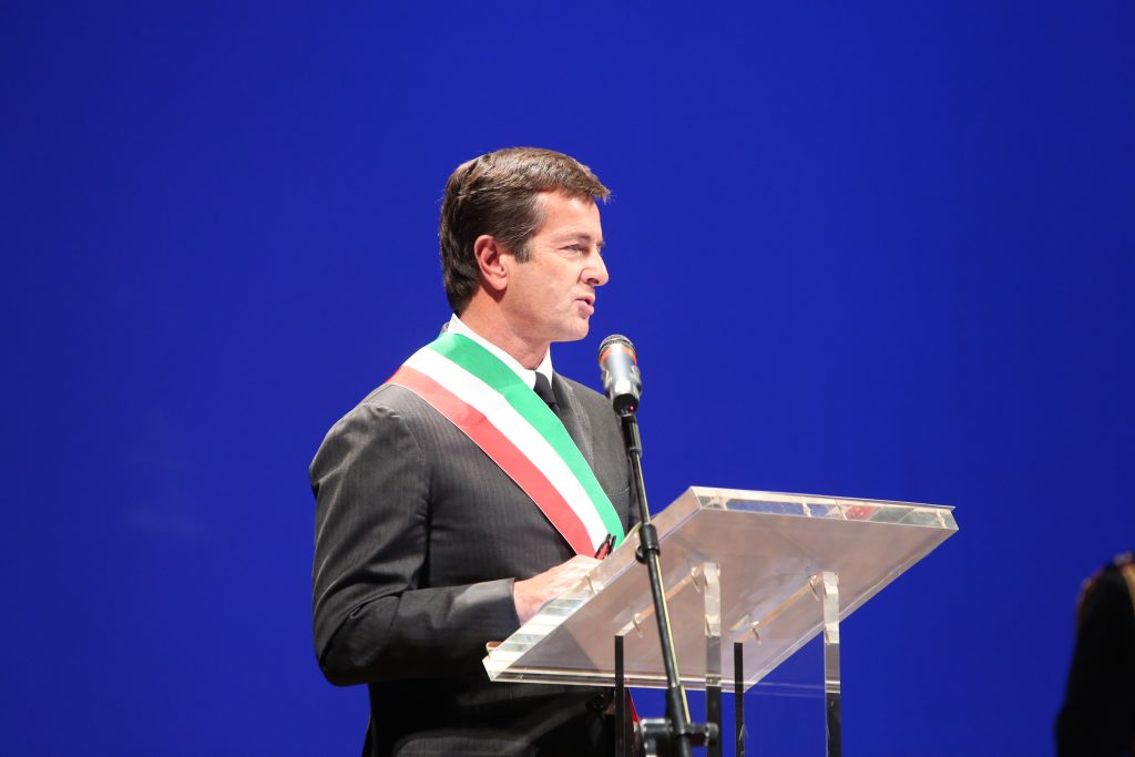 el alcalde de bergamo giorgio gori