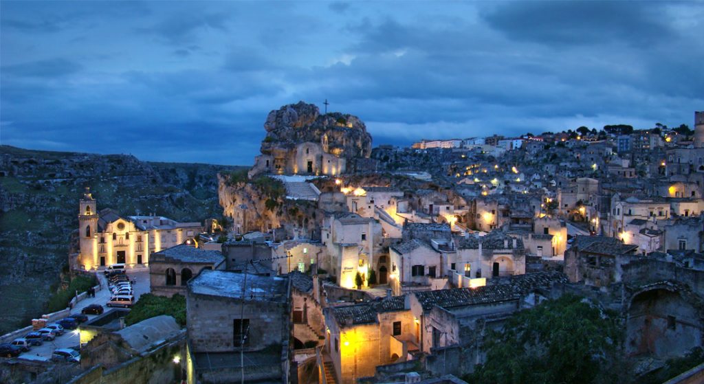 lamborghini - matera di notte