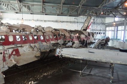 massacre of ustica remains of the crashed plane