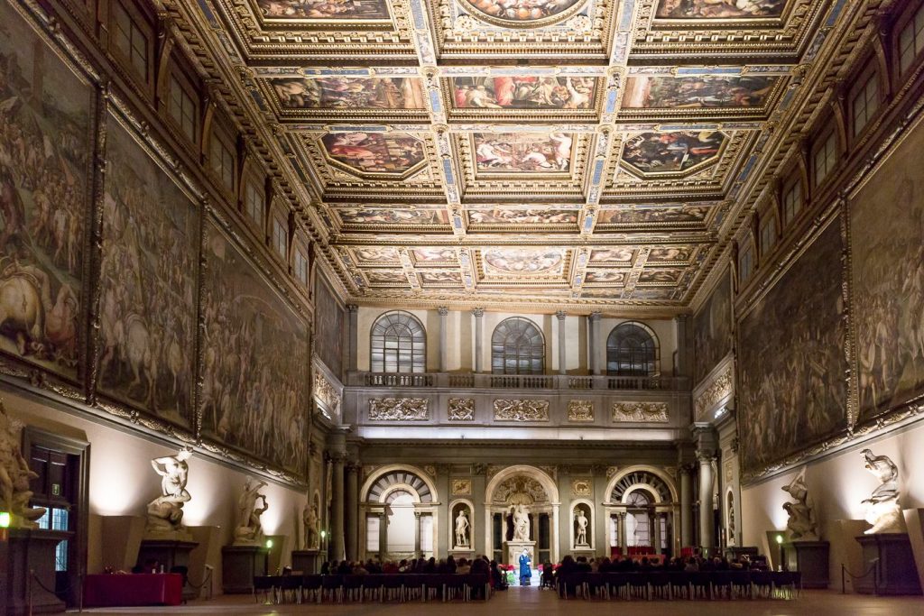 Palazzo Vecchio, o Salão do século XVI -