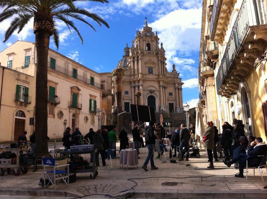 Camilleri - set up in vigata - movie set