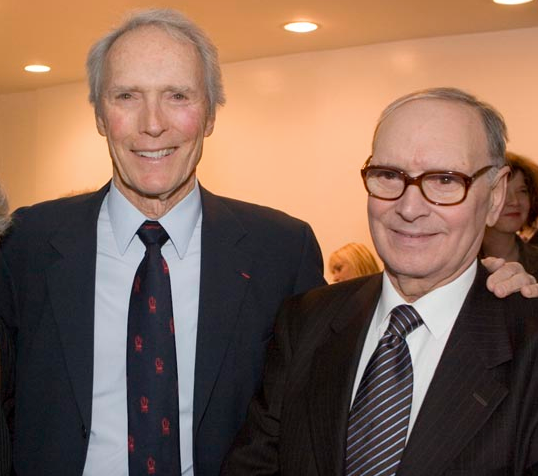 Ennio Morricone zusammen mit Clint Eastwood - Ennio Morricone zusammen mit Clint Eastwood