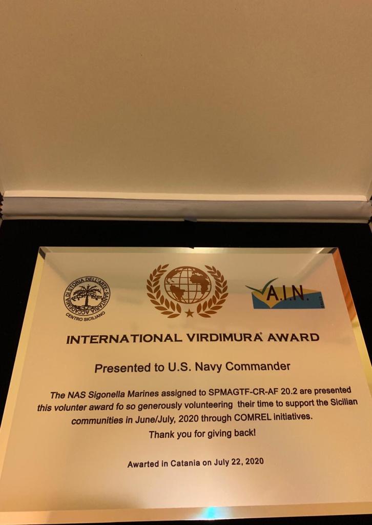 virdimura award plaque