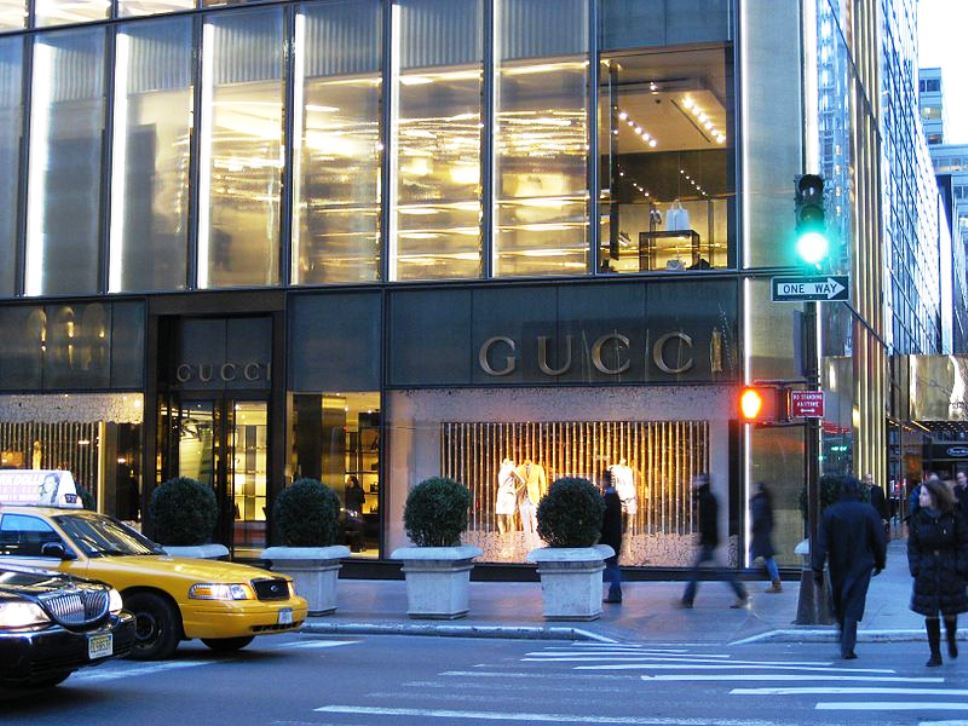 Il negozio di Gucci a New York