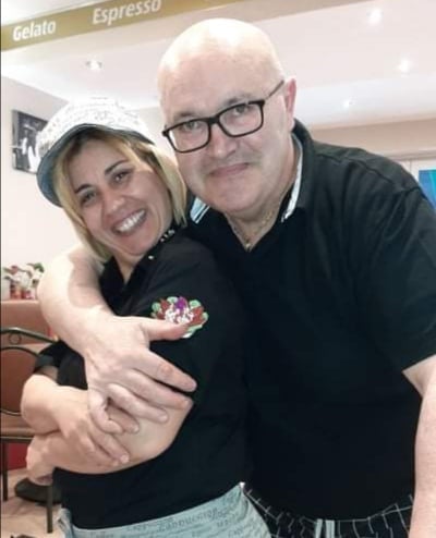 Moreno Pascon und seine Frau Rosanna