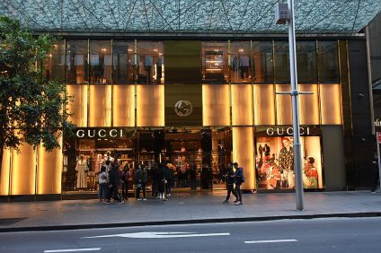 Gucci high fashion shop