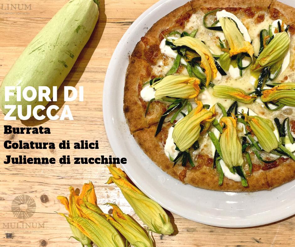 pizza with zucchini