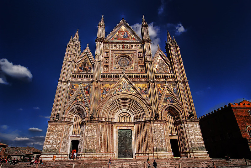 Fassade der Kathedrale von Orvieto