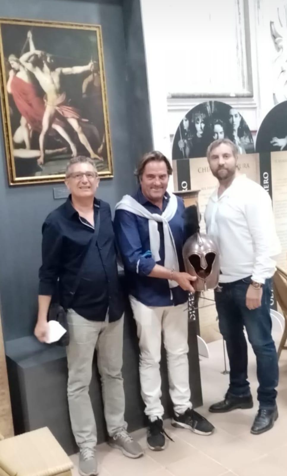 Odissea Museum - gerardo ferlaino con Vallone e Basile
