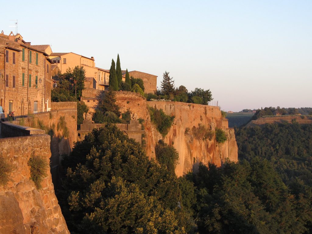 Orvieto, città alta costruita sul tufo